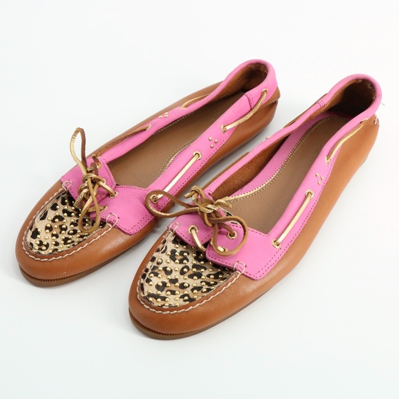 Sperry Shoes - Sperry Audrey Slip-On Studded Calf Hair Boat Shoe Loafers